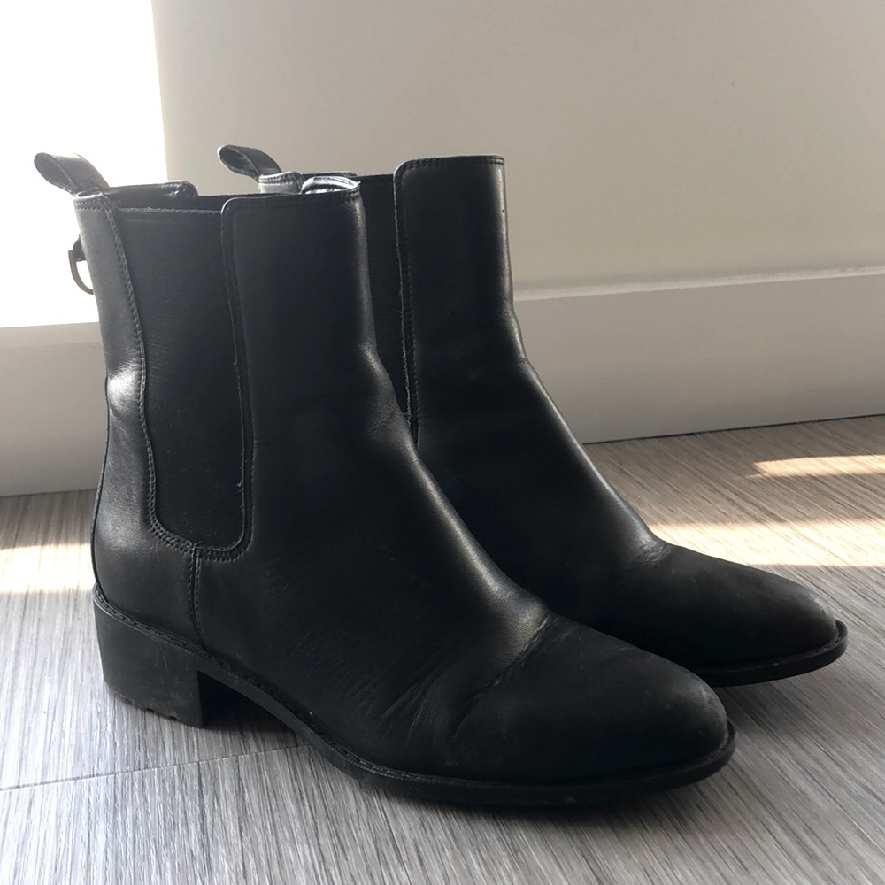🍁 SALE: WATERPROOF LEATHER CHELSEA BOOTS